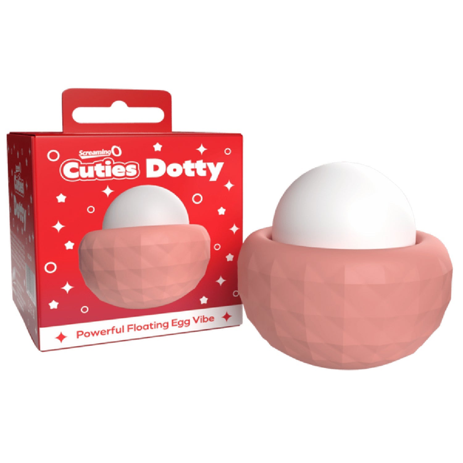Cuties - Dotty Rechargeable Floating Egg Vibe (Dusty Rose) > Sex Toys For Ladies > Rose Stimulators