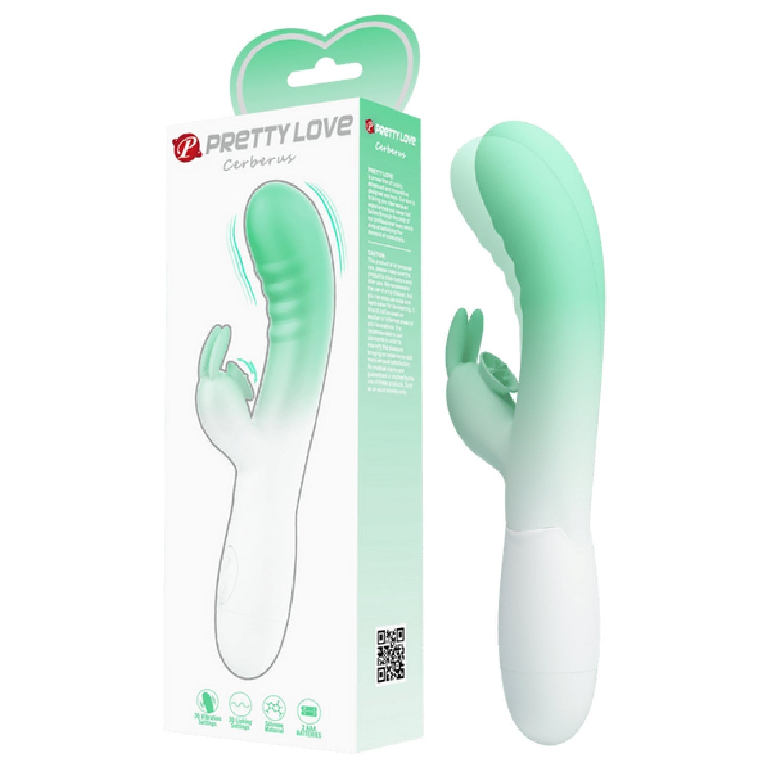 Cerberus Rabbit Vibrator – Slim Silicone Body with 30 Vibration Modes > Vibrators > Ladies > Rabbit