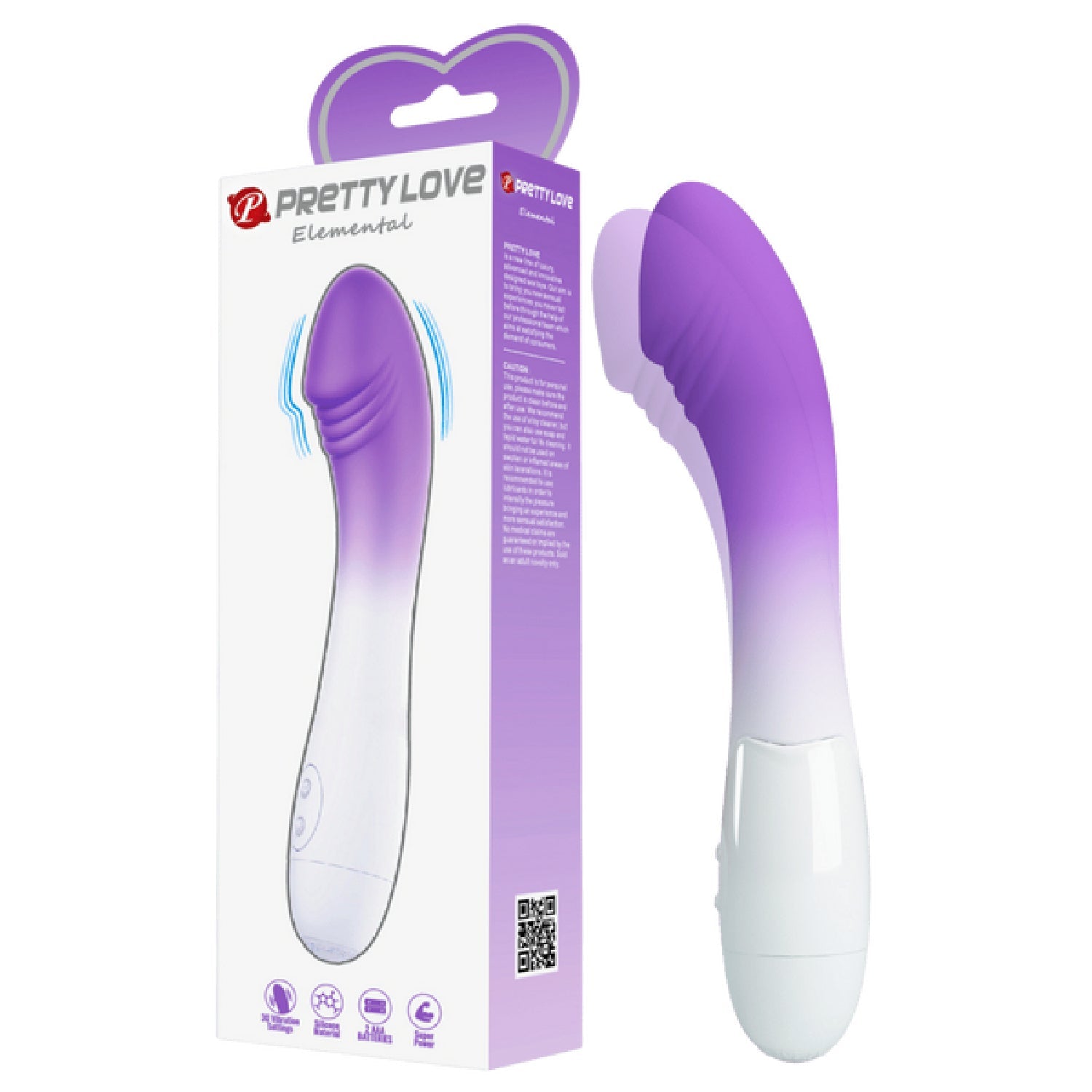 Elemental G-Spot Vibrator – 30 Function Curved Vibrator > Vibrators > G-Spot