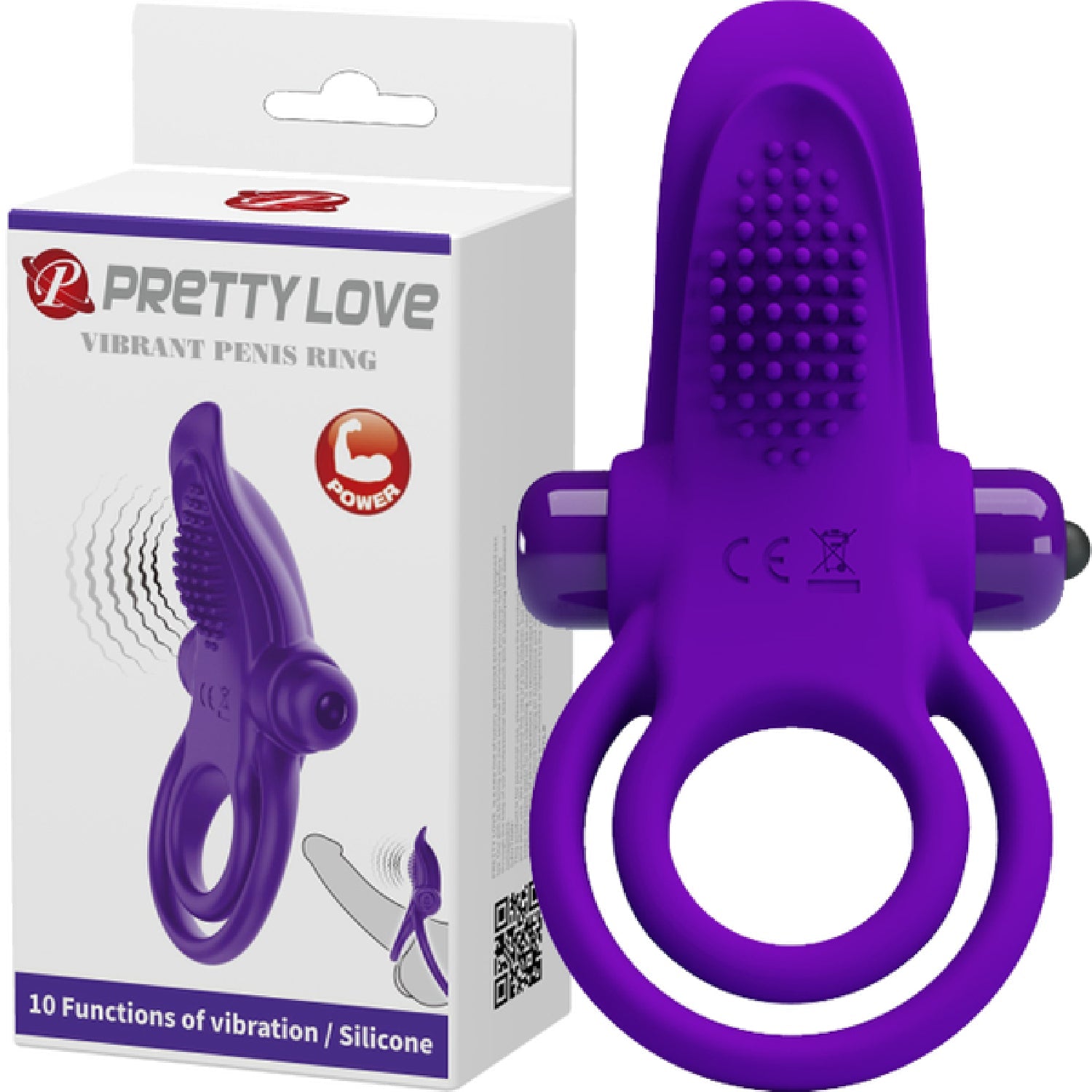 Vibrant Silicone Rabbit Cock Ring – Vibrating Penis Ring > Sex Toys > Couples Toys