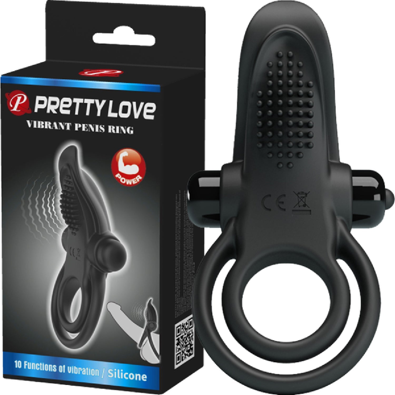 Vibrant Silicone Rabbit Cock Ring – Vibrating Penis Ring > Sex Toys > Couples Toys