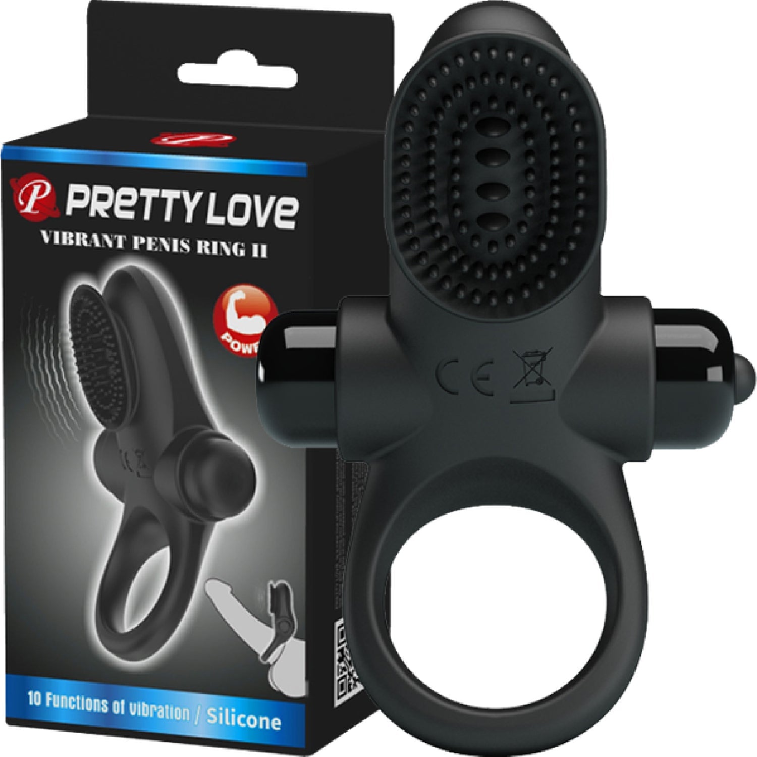 Vibrant Penis Ring II – Silicone Vibrating Penis Ring Black > Sex Toys > Couples Toys