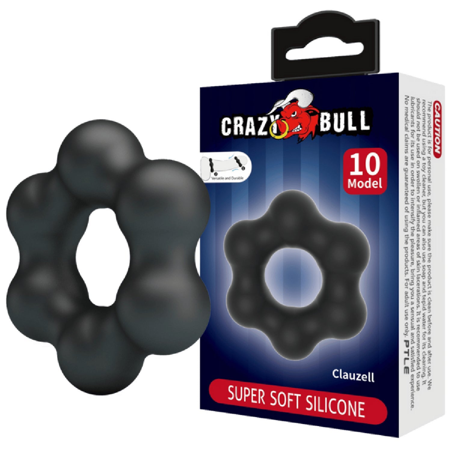 Clauzell No.10 Super Soft Silicone Cockring – Soft Flexible Silicone Ring Secondary image