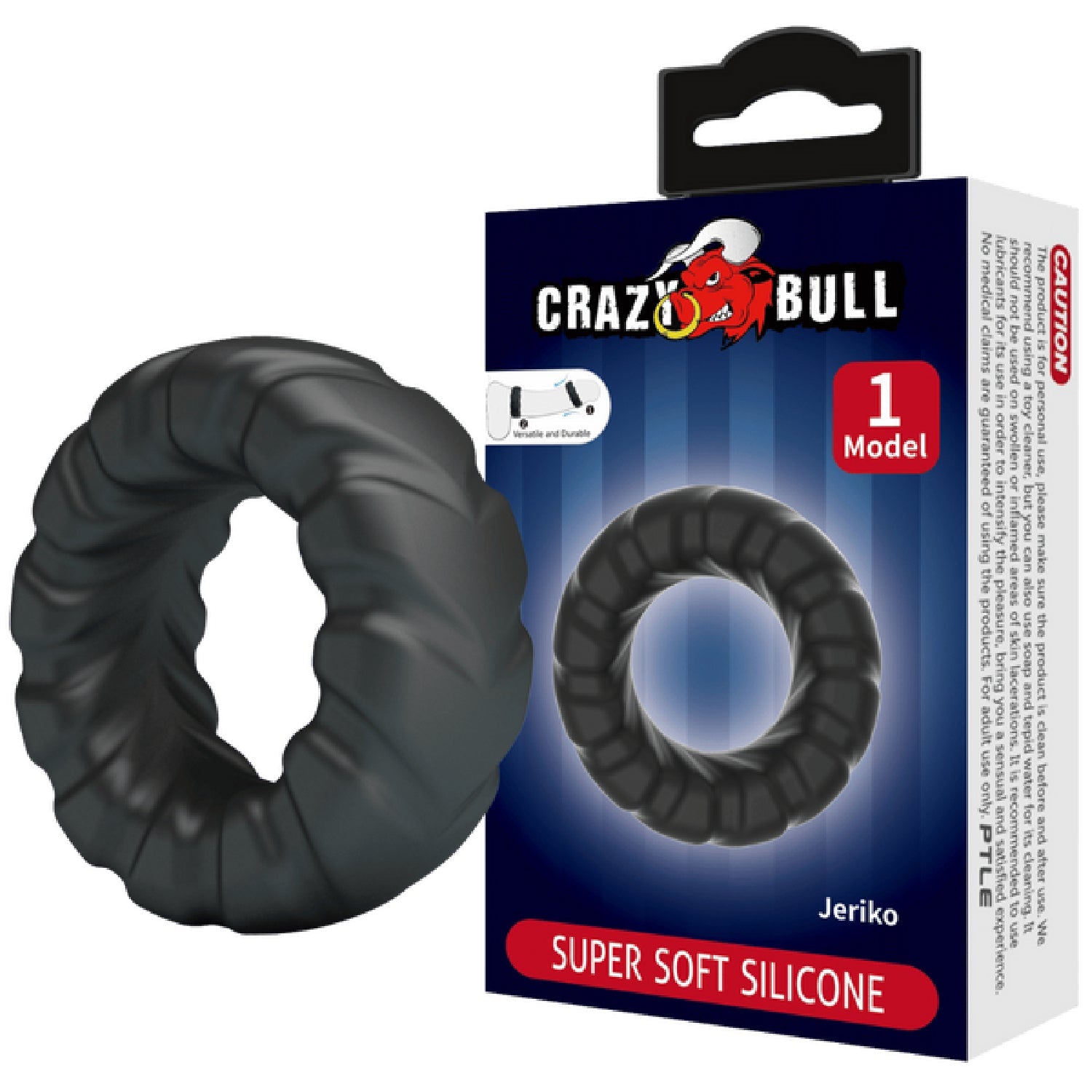 Jeriko Super Soft Silicone Cockring – High-Quality Flexible Silicone Cockring > Cock Ring > Single Main image
