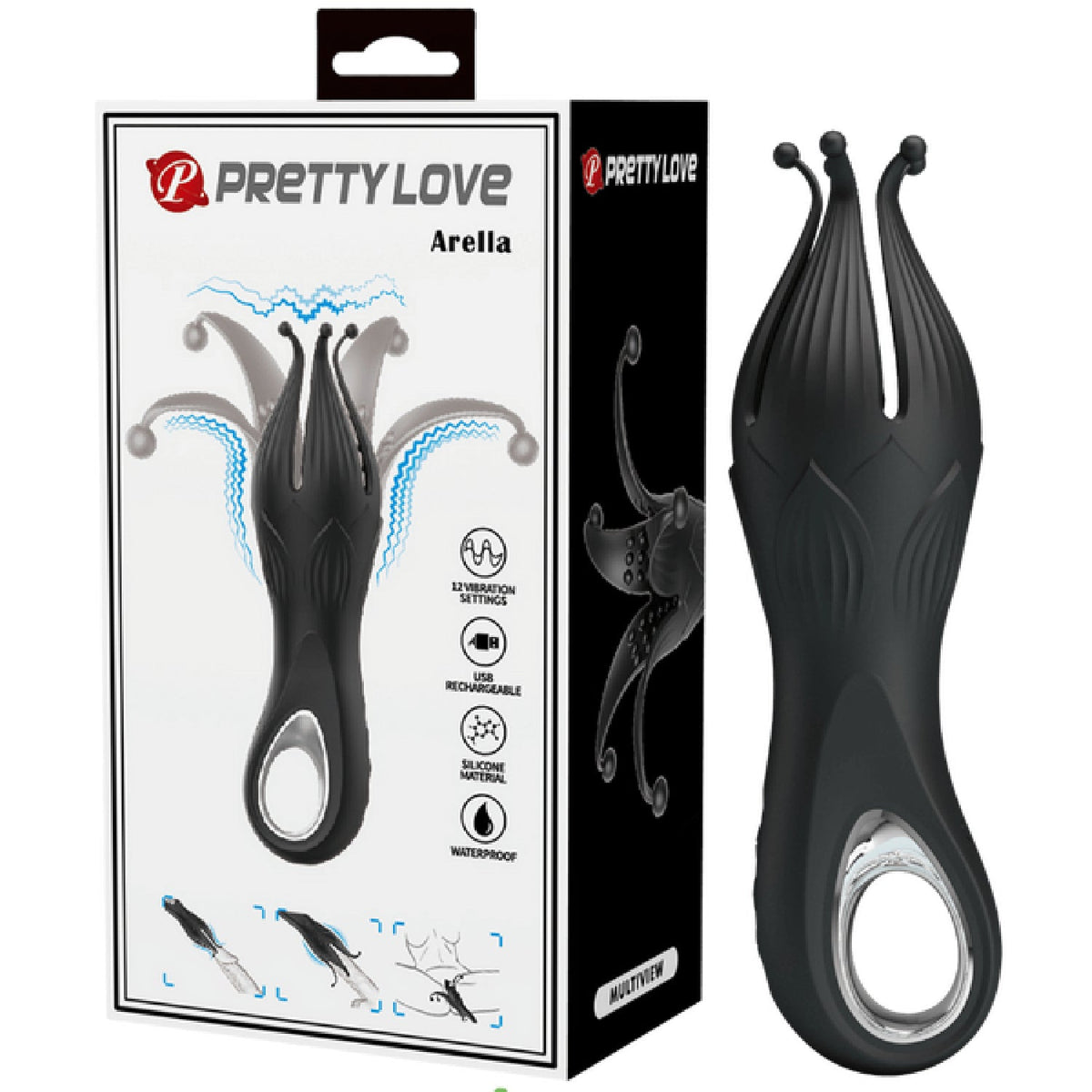 Arella Octopus-Shaped Vibro Penis Trainer – Rechargeable Men's Toy > Sex Toys For Men > Masturbators > Vibrating