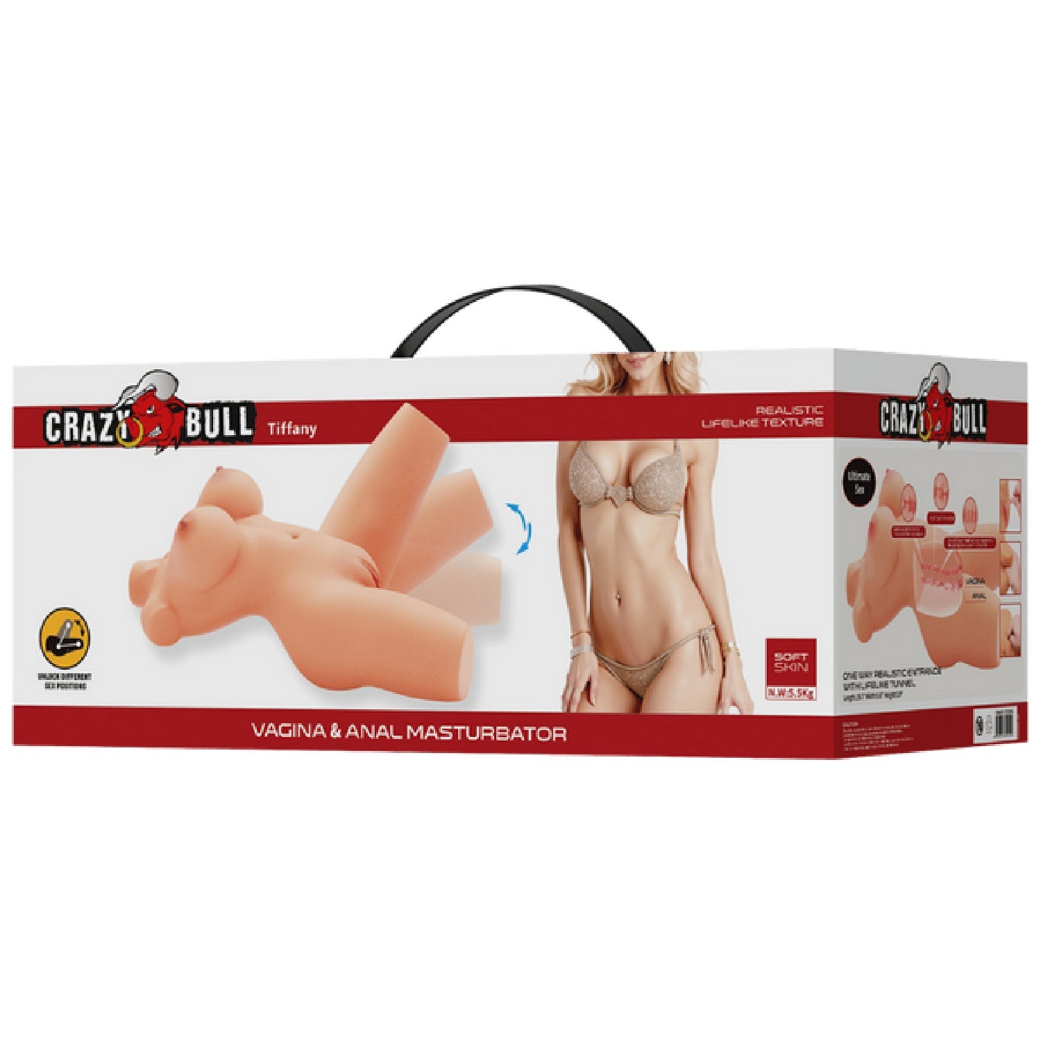 Tiffany Life-Size Sex Doll – Realistic Vagina and Anal Masturbator with Removable Legs Secondary image