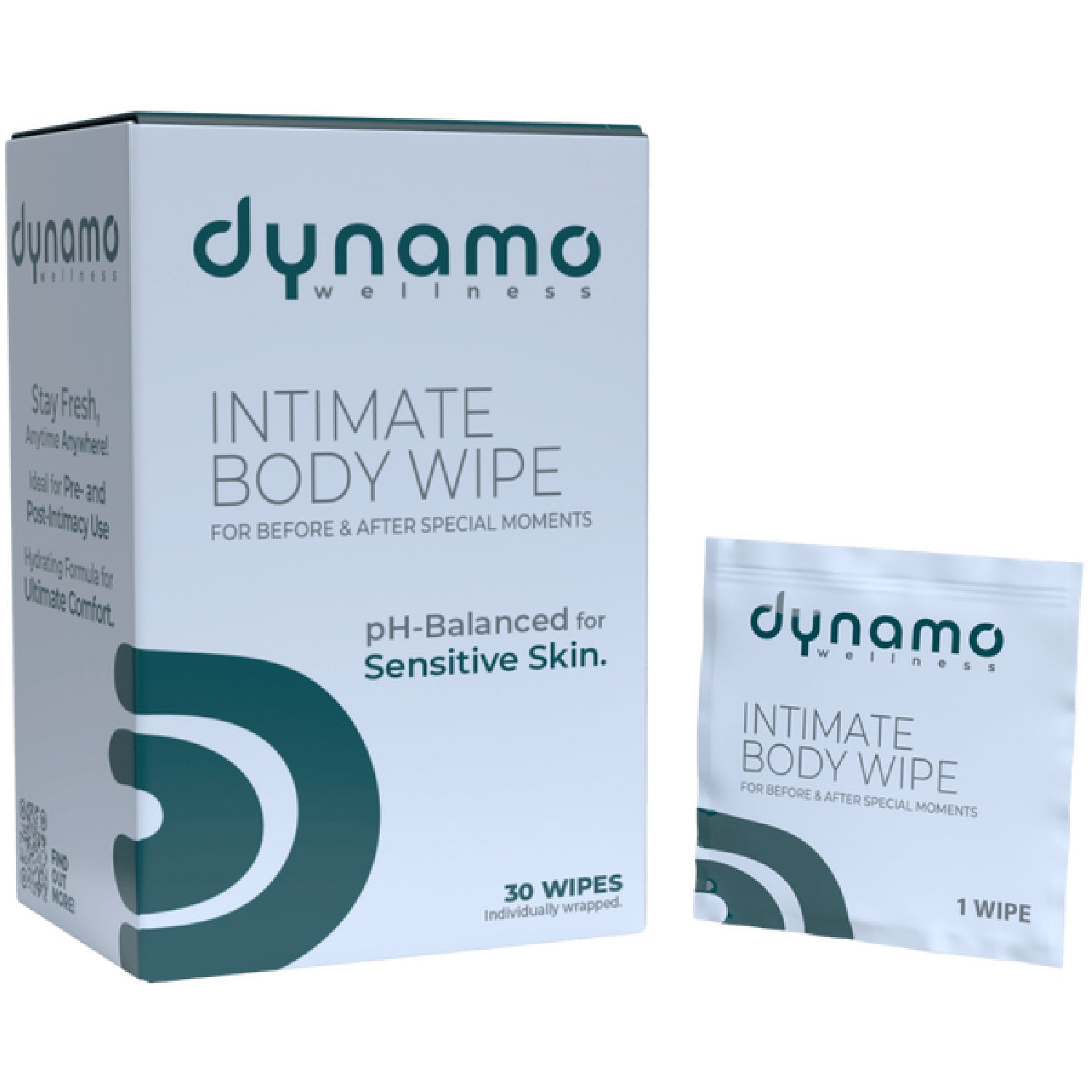 Dynamo Intimate Body Wipes – Botanical Cleansing Wipes Secondary image