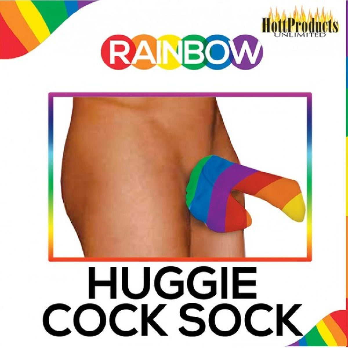 Rainbow Pecker Huggie – Cotton Comfortable Cock Sock > Novelties > Gag Gifts