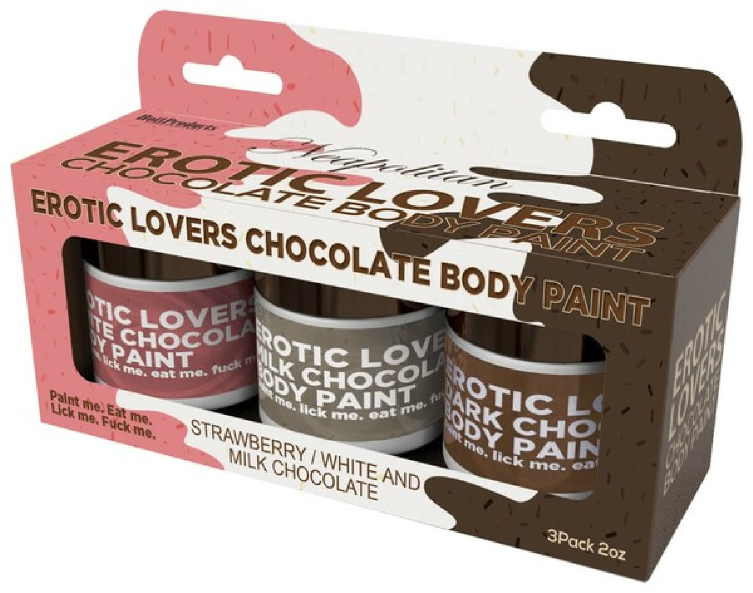 Chocolate Lovers Neapolitan – Assorted Flavours Edible Body Paints Set > Essentials > Bath & Body Main image