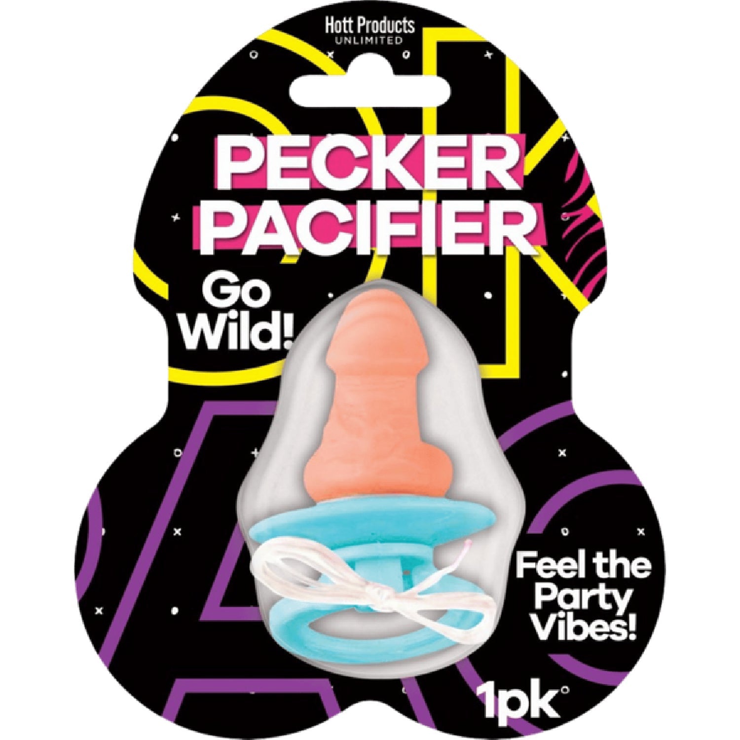 Pecker Pacifier – Elastic Wristband Novelty Pacifier > Novelties > Gag Gifts