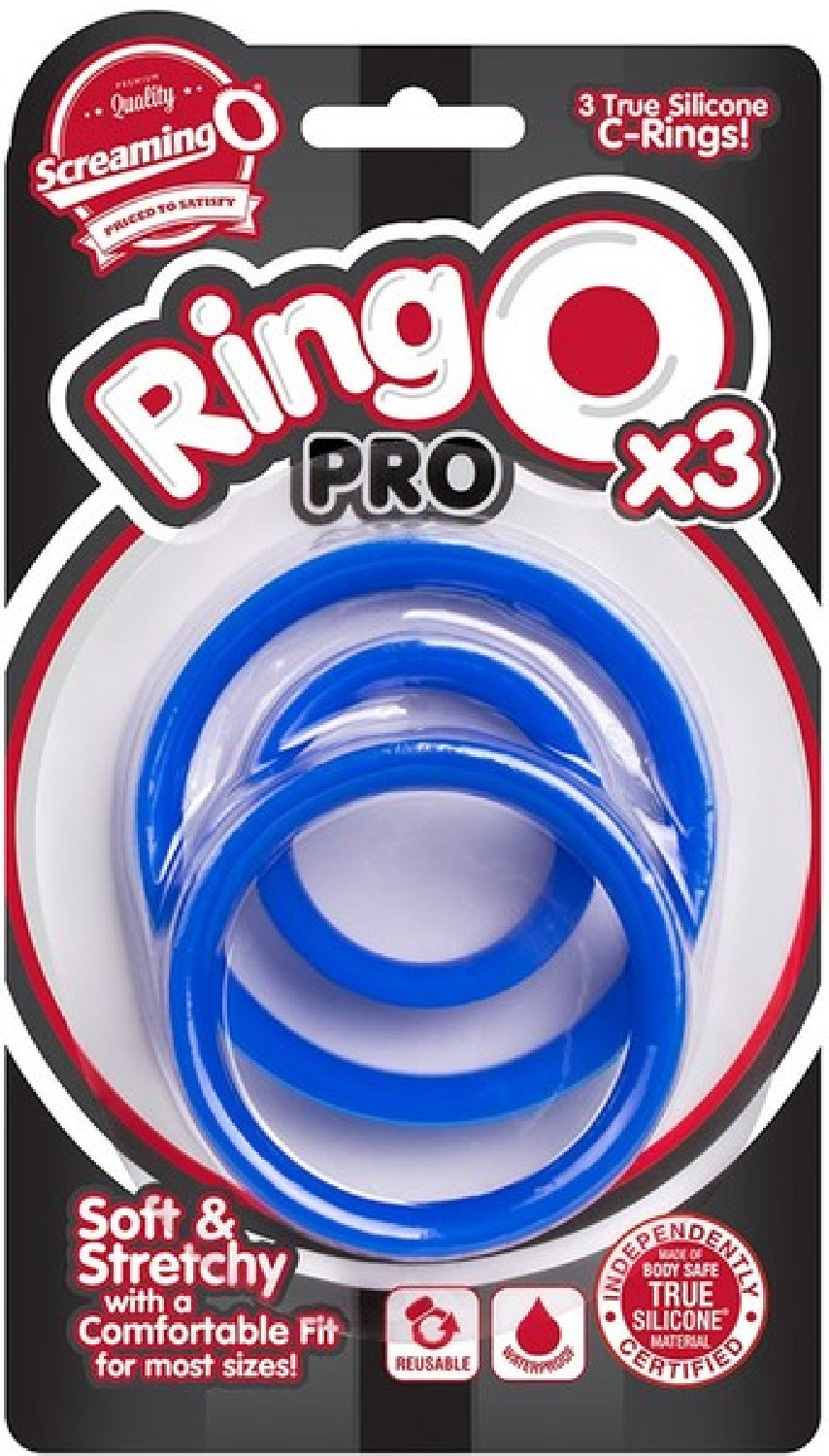 RingO Pro X3 – Durable True Silicone Cock Ring Set with Three Sizes > Cock Ring > Sets