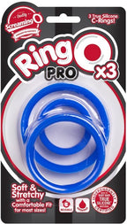 RingO Pro X3 – Durable True Silicone Cock Ring Set with Three Sizes > Cock Ring > Sets