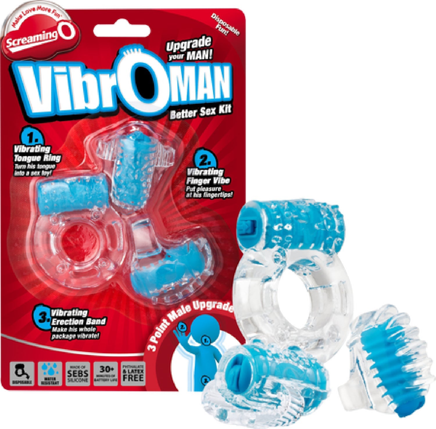 Vibroman Starter Kit – Mini Vibrators Exploration Sex Toy Set > Sex Toys > Couples Toys Main image