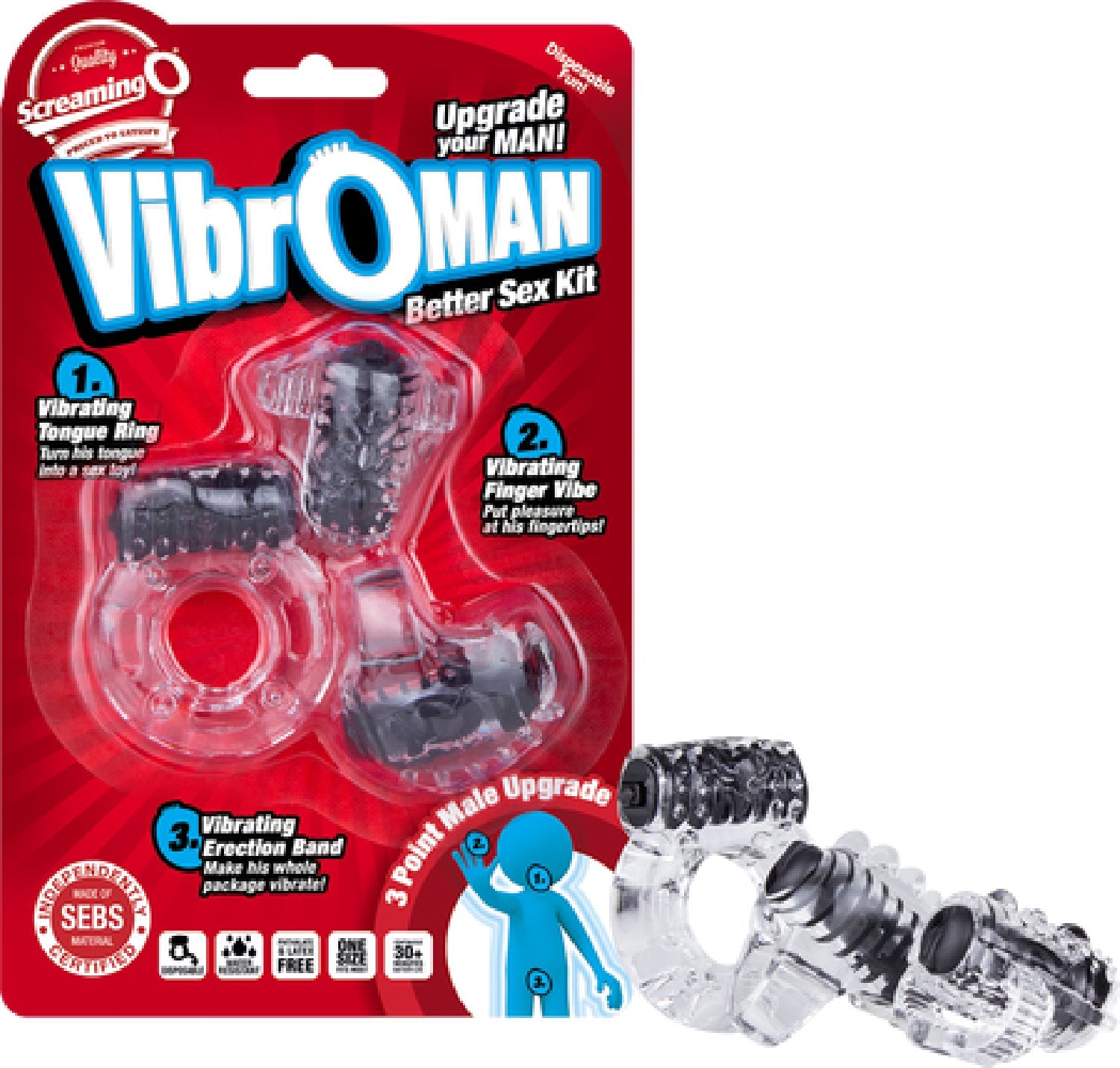 Vibroman Starter Kit – Mini Vibrators for Couples Exploration Sex Toy Set > Sex Toys > Couples Toys