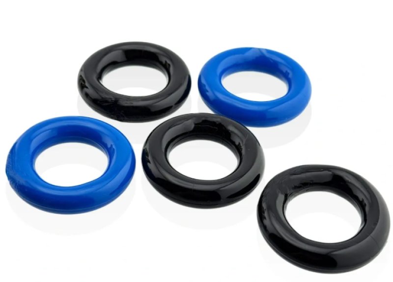 Jacker 5-Stack Five-Pack Tube Super-Strong Cockrings Secondary image