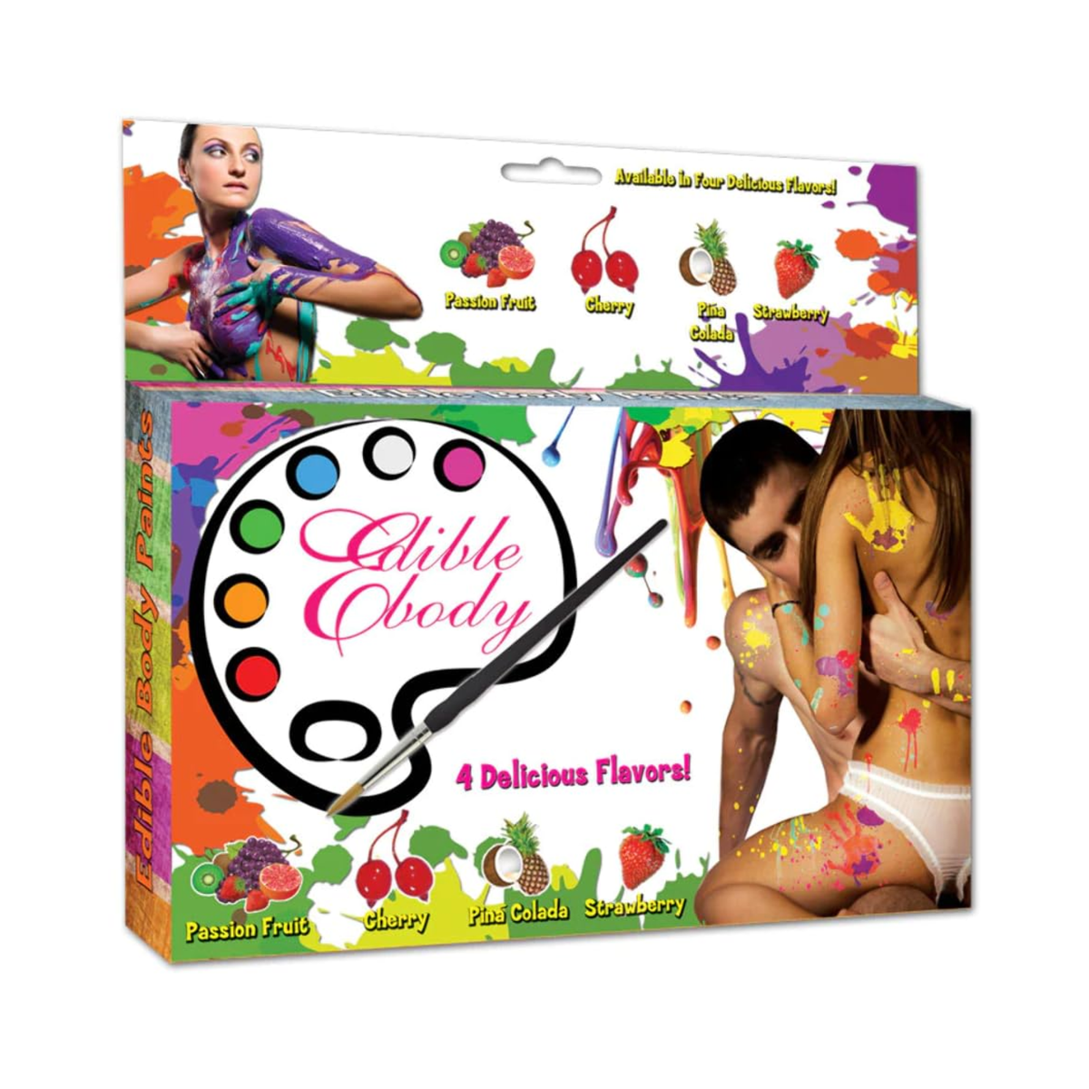 Edible Body Paint Kit with Four Flavors > Novelties > Candy & Edible Items