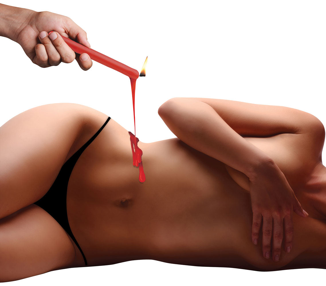 Fetish Drip Candles 3 Pack Red for Sensation Play Drip Candles