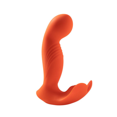 Crave 3 Orange G-Spot and Clitoral Vibrator by Honey Play Box Orange Vibrators