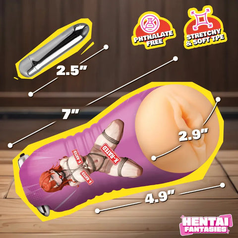 Misato The Shibari Girl – Vibrating Pussy Stroker > Sex Toys For Men > Masturbators > Onahole