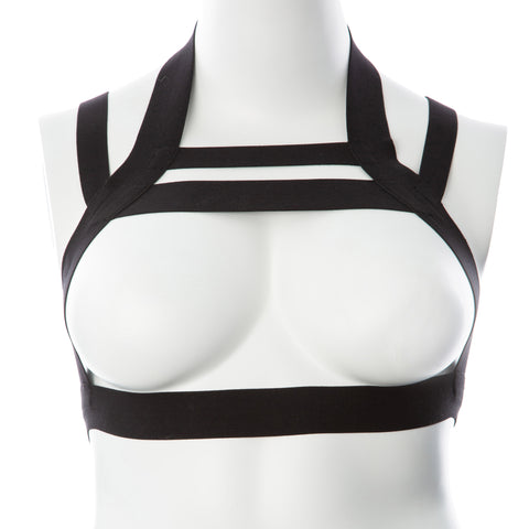 Gender Fluid Majestic Harness Black Size S-L Chest 31-47 Inches Womens Harnesses