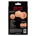 Stroke It Dual Entry Pussy and Ass – Double-Ended Stroker Sleeve > Sex Toys For Men > Masturbators > Manual