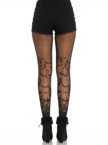 Leg Avenue Bat Wing Sheer Tights – Breathable Micro Net Tights Black One Size > Clothes > Hosiery > Pantyhose & Tights