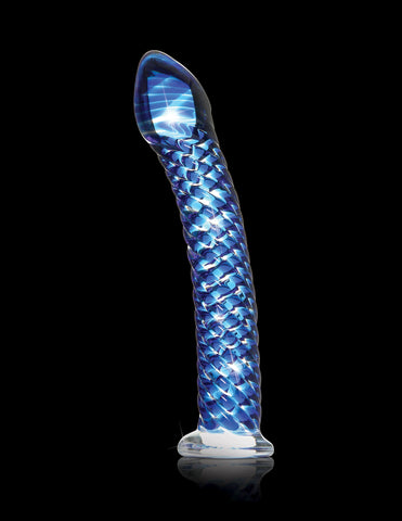 Icicles Blue Glass Massager Handcrafted Luxury Adult Toy Blue > Sex Toys > Glass