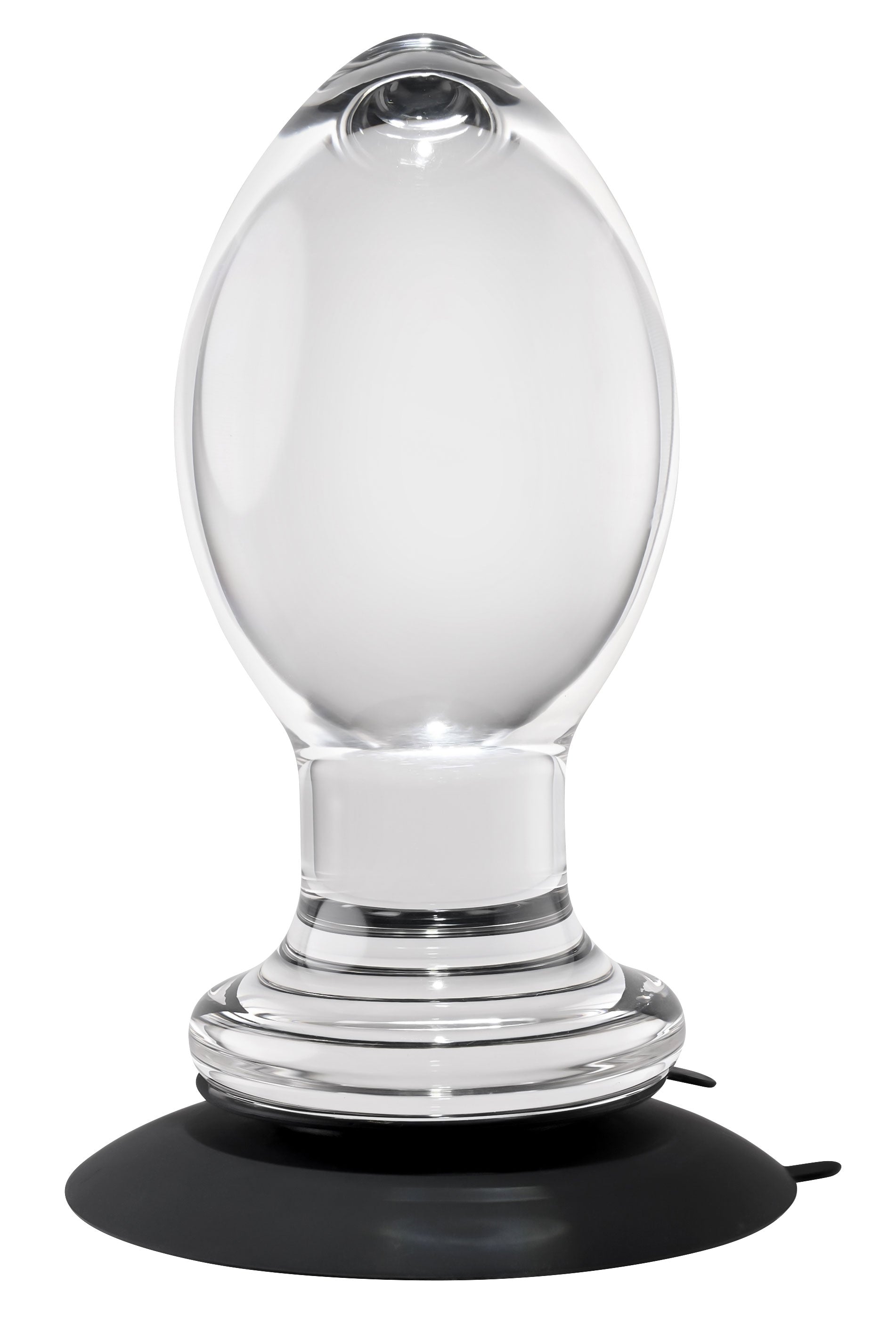 Gender X Crystal Ball - Glass Butt Plug with Suction Base 10.1cm > Sex Toys > Glass