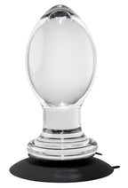 Gender X Crystal Ball - Glass Butt Plug with Suction Base 10.1cm > Glass > Toys