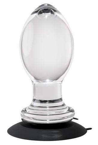 Gender X Crystal Ball - Glass Butt Plug with Suction Base 10.1cm > Sex Toys > Glass
