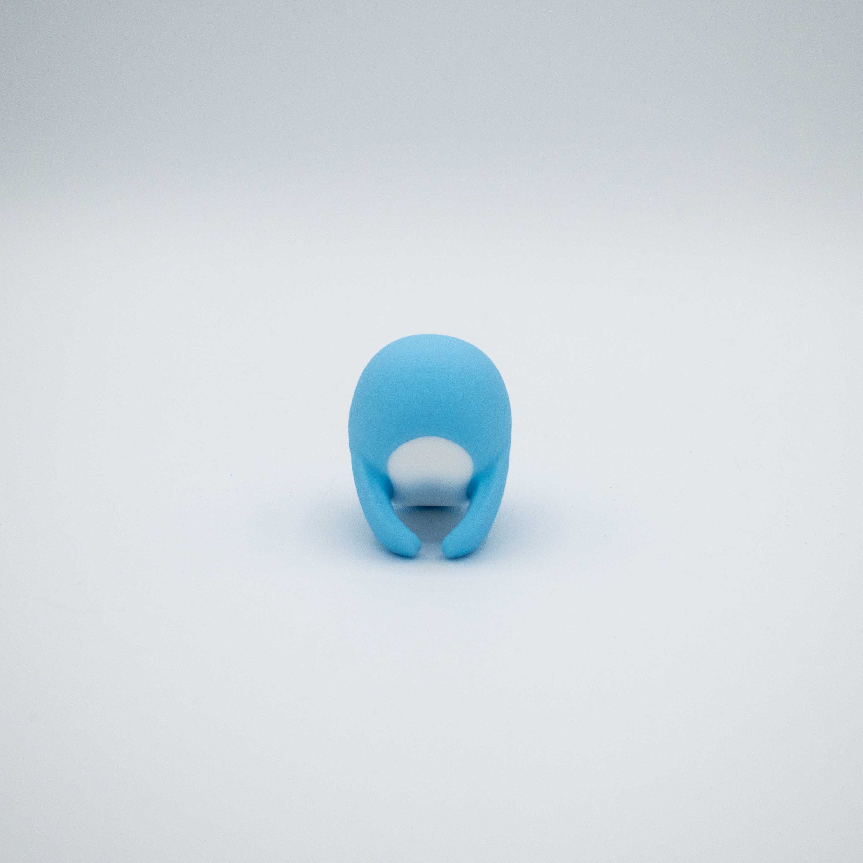 Heavenly Humpback Finger Bullet Vibrator Compact Blue Design Finger Stimulator
