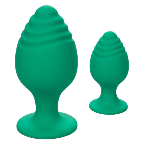 Cheeky Butt Plug Duo Green > Anal Range > Butt Plug Kits