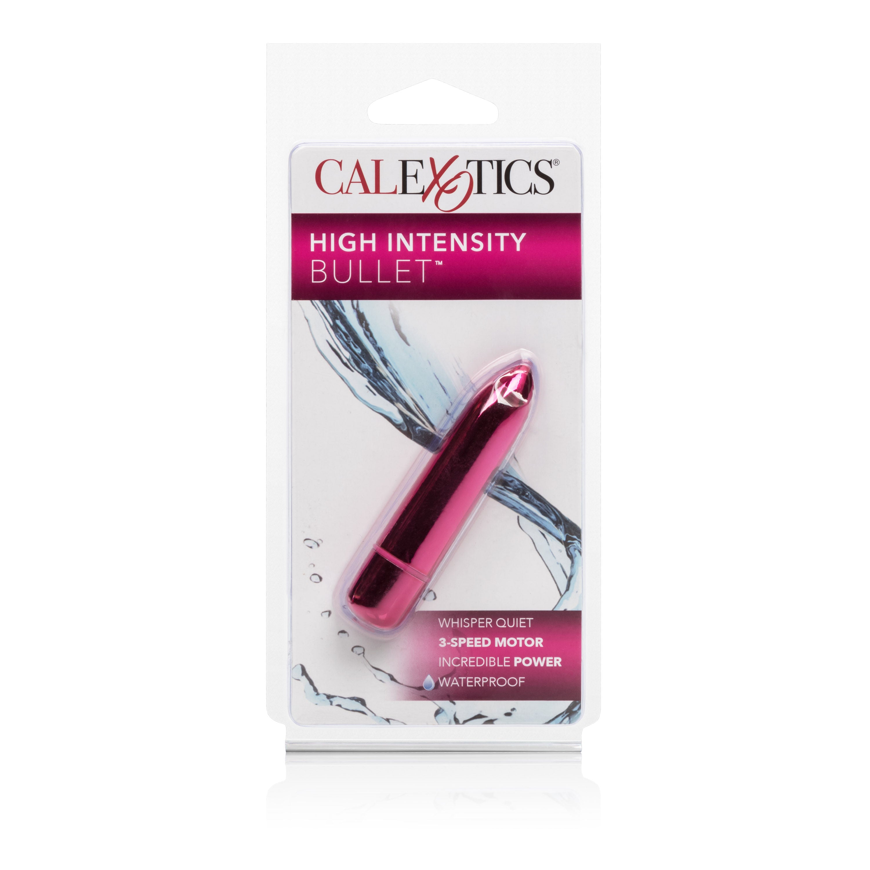 CalExotics High Intensity Bullet (Black) – Waterproof Compact Vibrator > Vibrators > Mini Vibrators