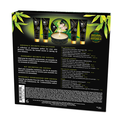 Geisha's Secrets Organica Massage Gift Set with Green Tea Massage Gift Set