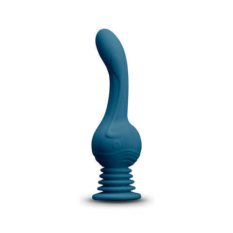 Revolution Earthquake Teal Adult Intimacy Toy with Rotating Motor ANAL TOYS