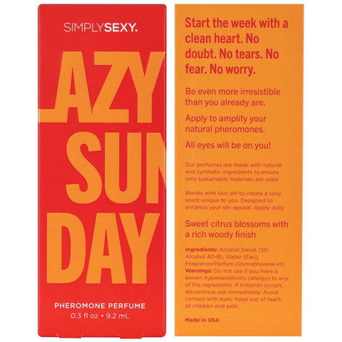 Simply Sexy Lazy Sunday (0.3 Oz) – Pheromone Perfume Default Title Perfume Spray