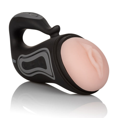 Optimum Power Rechargeable Vibrating Grip-N-Stroke Stroker Strokers - Auto