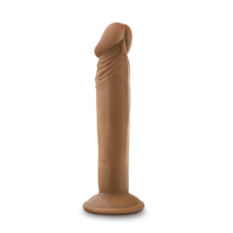 Blush Dr Skin Small 6 Inch Suction Cup Dildo Mocha Color Dongs Realistic