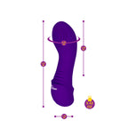 Sebela Mini Thumping G-Spot Vibrator Violet Silicone Toy > Sex Toys For Ladies > G-Spot Vibrators