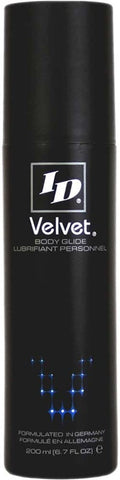 ID Velvet Silicone Lubricant – 6.7oz Bottle Silky Smooth Lubricant > Lube > Silicone
