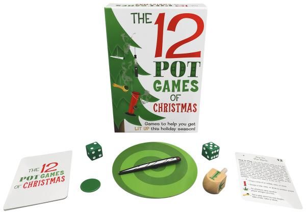 12 Pot Games of Christmas Adult Board Game for Holiday Fun Default Title Board Games