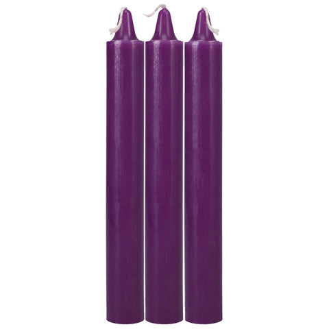 Japanese Drip Candles Purple Sensation Play 3 Pack Drip Candles