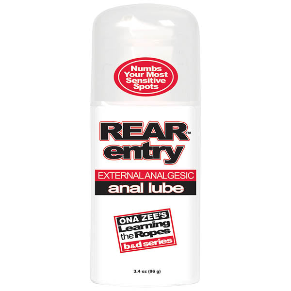 Ona Zee's Rear Entry Anal Lubricant – Desensitising Anal Gel - 96g Default Title > Lube > Anal