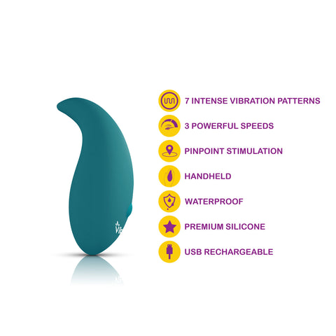 Viben Elated Pinpoint Rechargeable Vibe Ocean STIMULATORS