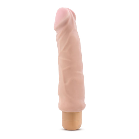 Blush X5 Plus 9 Inch Realistic Hard On Vibrating Dildo Natural DONGS Vibrating