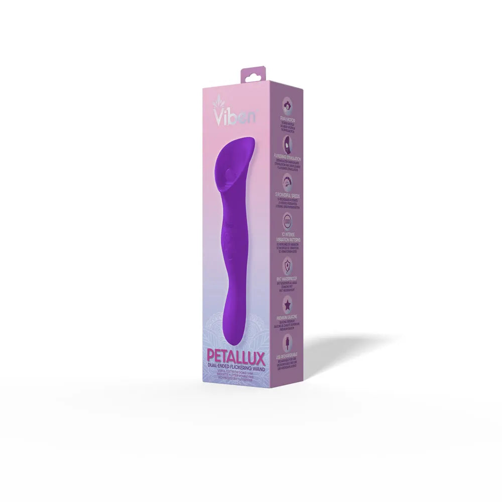 Petallux (Purple) – Dual-Ended Clitoral Stimulator > Sex Toys For Ladies > Clitoral Vibrators and Stimulators