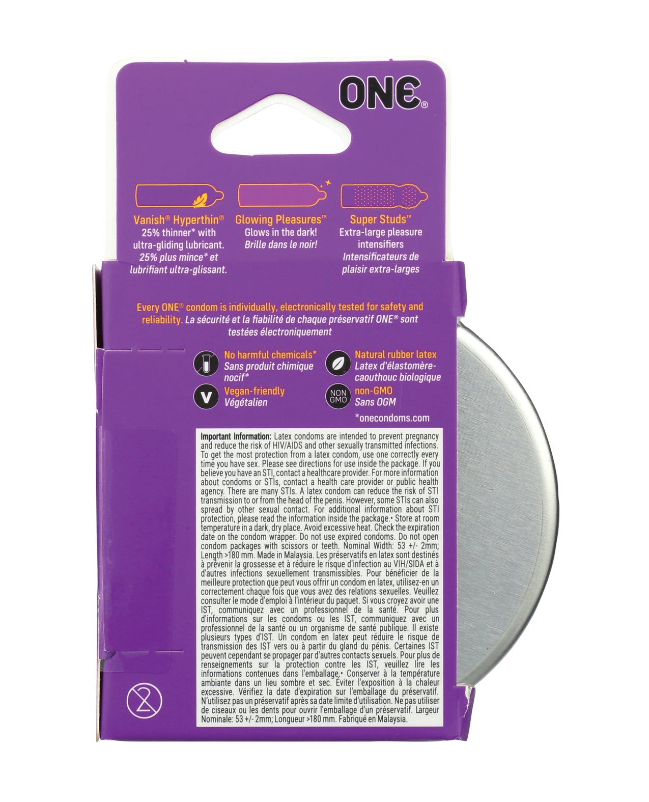 One Mixed Pleasures 3 Count Condoms > Essentials > Condoms
