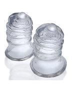 Hunkyjunk Elong Nipsuckers – Curved TPR Nipple Suction Cups > Sex Toys > Nipple Suckers