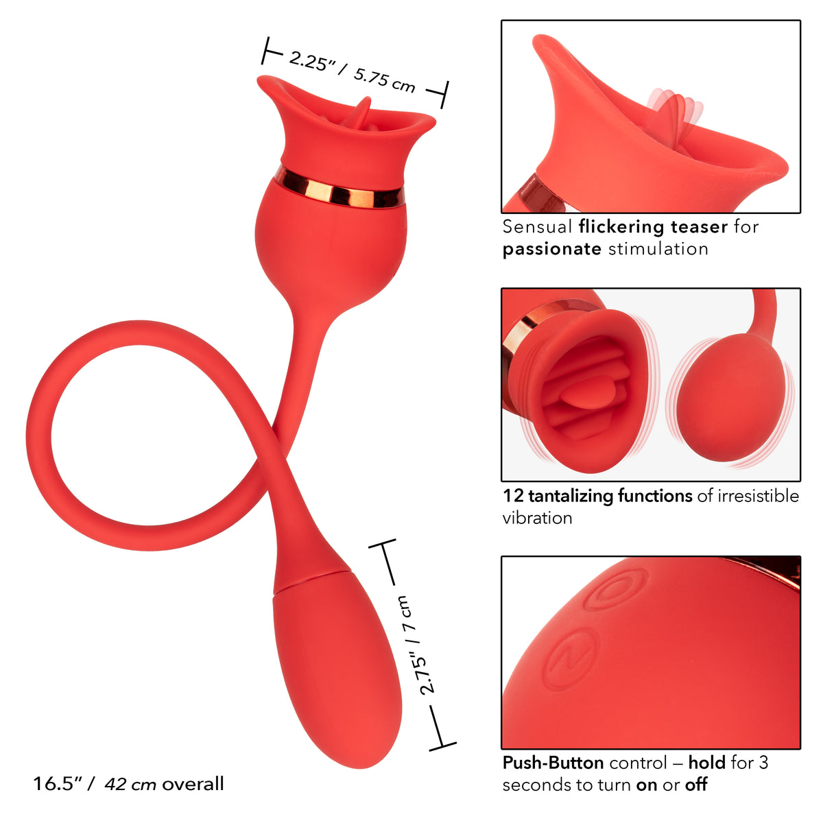 Casanova French Kiss – Dual Motor Vibrating Bullet Teaser Vibrator > Sex Toys For Ladies > Clitoral Vibrators and Stimulators