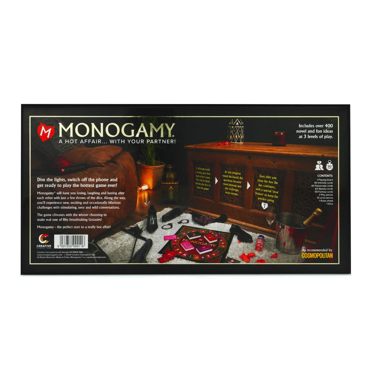 Monogamy Couples Board Game – Over 400 Seductive Ideas and Three Levels of Play > Novelties > Board Games